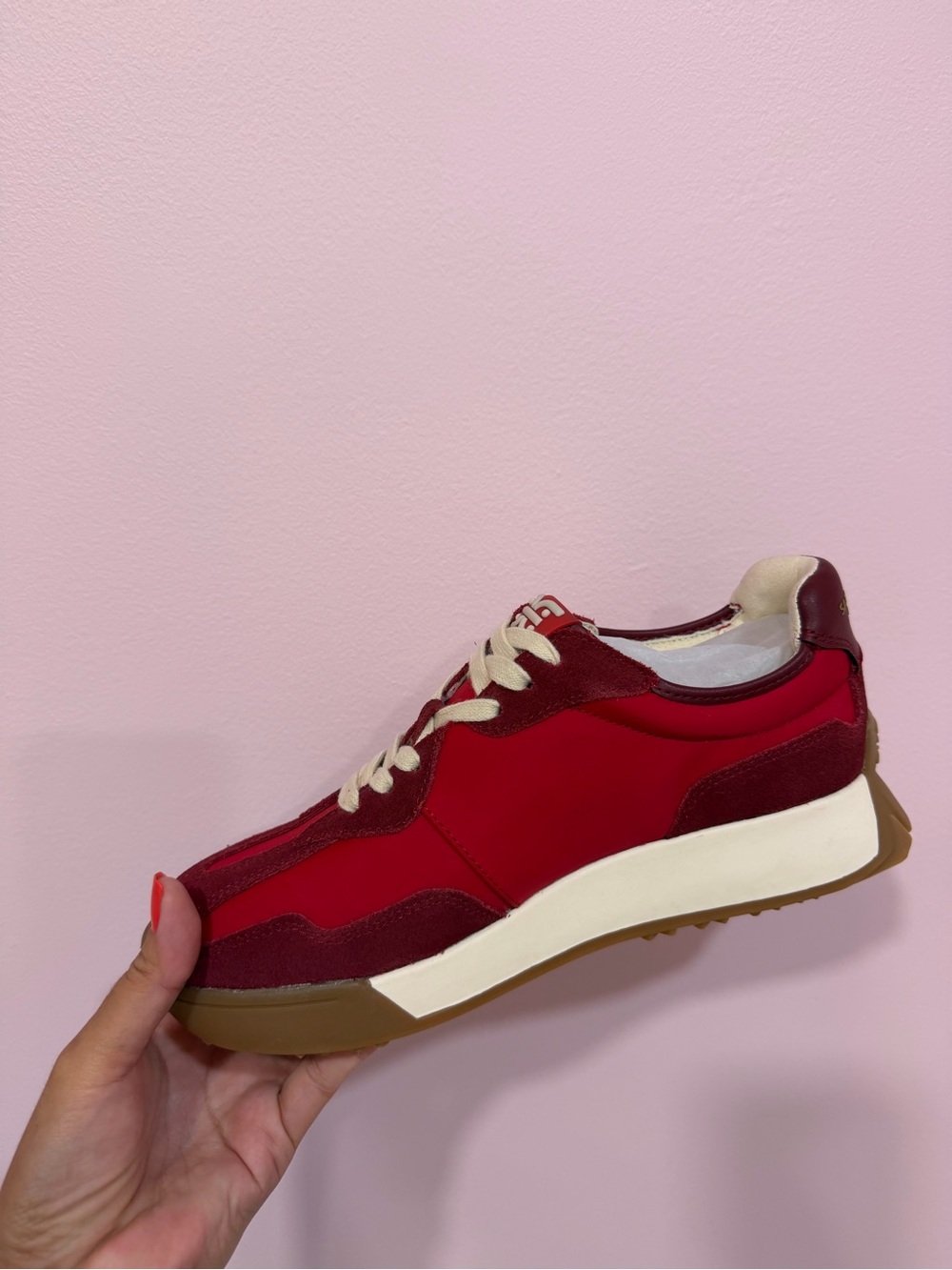 Sam Edelman Scarlet Suede Langley Sneakers NWT - Picture 8 of 8